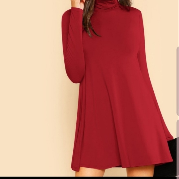 Red mini dress - Picture 2 of 5